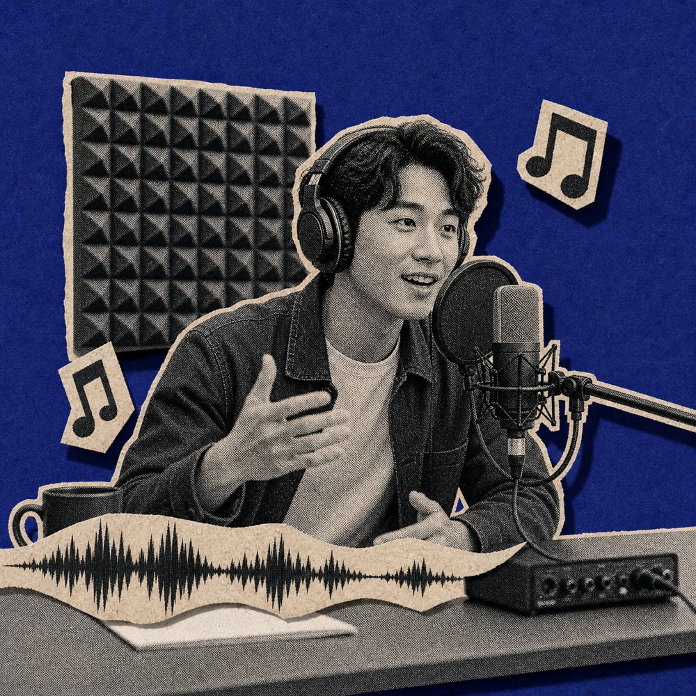 AI-generated music bed for a podcast episode